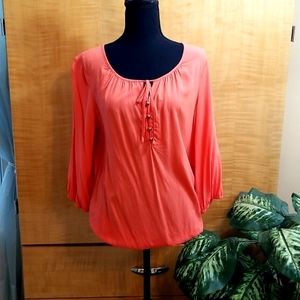 Old Navy apricot blouse in sz.L